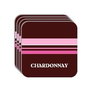  Personal Name Gift   CHARDONNAY Set of 4 Mini Mousepad 