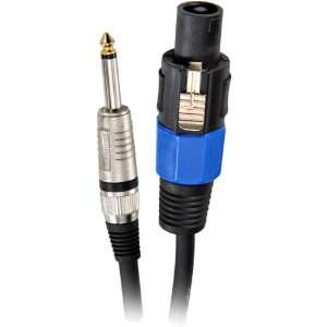  30 Speakon Speaker Connector To 1/4 Speaker Cable (PPSJ 