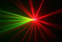 160mW Green+Red RG Laser DMX Sound DJ stage Light 2 Len  