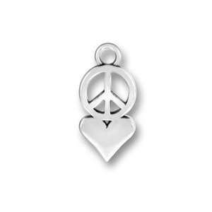  Peace Sign and Love Heart Symbol Charm Jewelry