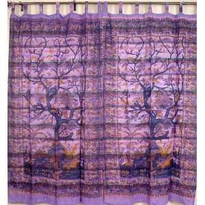  Style Decorating Curtains Tree of Life 2 Handloom Cotton Curtains 