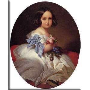  Princess Charlotte of Belgium 13x16 Streched Canvas Art by 