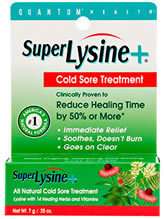 Super Lysine+® Ointment, 7g Cold Sore Treatment Quantum  
