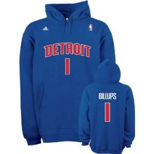 Chauncey Billups adidas Fleece Detroit Pistons Sweatshirt