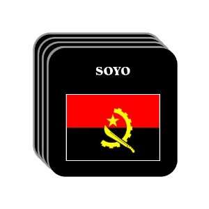  Angola   SOYO Set of 4 Mini Mousepad Coasters 