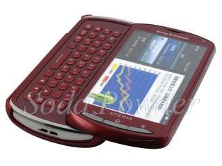 Hard Back Cover Case for Sony Ericsson Xperia pro MK16i (Red)  