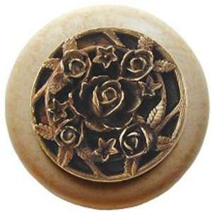 Notting Hill DH Saratoga Rose/Natural (NHW726N AB)   Antique Brass
