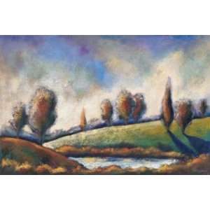  Rossano 36W by 24H  Tuscan Shadows I CANVAS Edge #6 1 