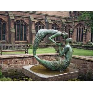 Cloister Garden, Chester Cathedral, Cheshire, England, United Kingdom 