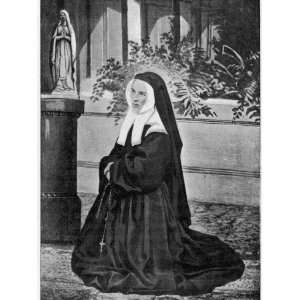  Bernadette Soubirous French Visionary and Saint as a Nun 