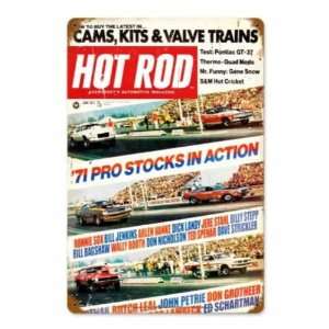  Hot Rod Magazine 1971 Pro Stocks Metal Sign