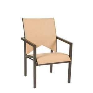 Woodard Salona Sling By Joe Ruggiero Aluminum Arm Patio Dining Chair 