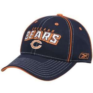  Reebok Chicago Bears Navy Blue Athletic Colorblock Hat 