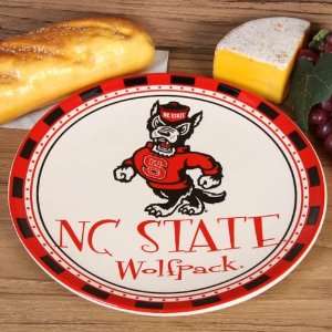  North Carolina State Wolfpack Game Day Round Ceramic Plate 