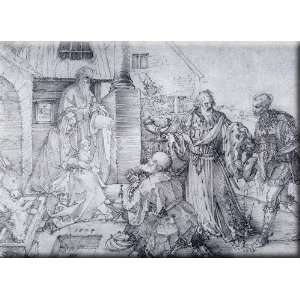  The Adoration Of The Wise Men 30x22 Streched Canvas Art by 