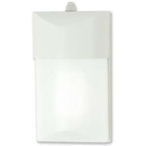 Good Earth Lighting G8013 WH I Dusk to Dawn Security Wall Fixture, 13W 