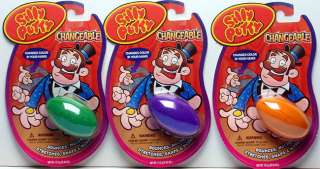 Set of 3 ~ Silly Putty .46 Oz Each ~ CHANGEABLE  