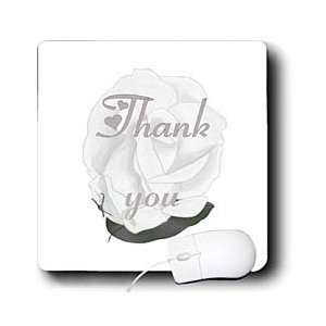 CherylsArt Thank You   White Rose for Wedding Thank You 