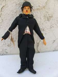   1967 Peggy Nisbet Doll Charlie Chaplin The Little Tramp Has Tag #P/755