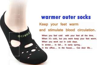   ] UNISEX NEOPRENE NYLON FOOT WARMER OUTER SOCKS FOOTCARE RETAIN WARM