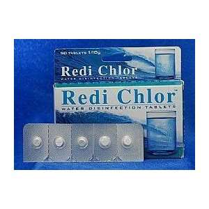 Chlorine Water Disinfection Tablets (50 Pack)  Sports 