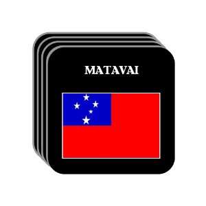  Samoa   MATAVAI Set of 4 Mini Mousepad Coasters 