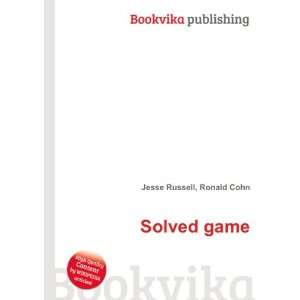  Solved game Ronald Cohn Jesse Russell Books