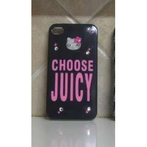  Hello Kitty Iphone 4g Case Choose Juicy Swarovski Crystal 