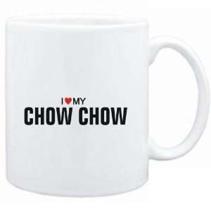  Mug White  I love my Chow Chow  Dogs