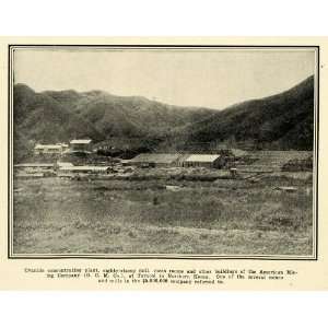 1904 Print Cyanide Plant American Mining Taracol Korea 