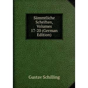   Schriften, Volumes 17 20 (German Edition) Gustav Schilling Books