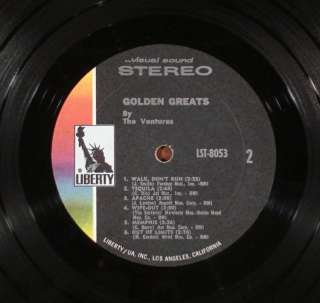 Golden Greats by THE VENTURES LST 8053 LP Cheesecake  