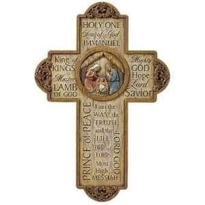  Roman Christmas 35883 10.25 Jesus Name Wall Cross 