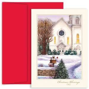  Christmas Morning Service Religious Christmas Cards 