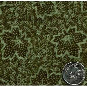  45 Wide HARVEST OAK FLANNEL OLIVE Fabric By The Yard 