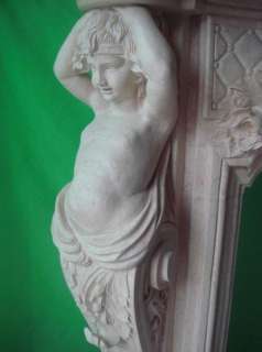Cherub Fireplace Mantle Hand Carved Marble  