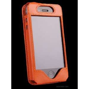  Sena WalletSlim Case for iPhone 4, Orange (Fits AT&T 