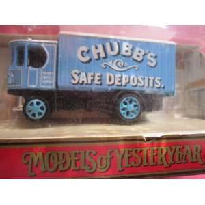  1929 Garrett Steam Wagon (Blue) Chubbs Safe Deposits Logo 