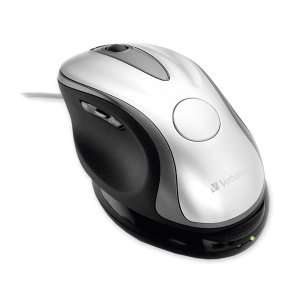  New   Verbatim Wireless Rechargeable Desktop Laser Mouse 