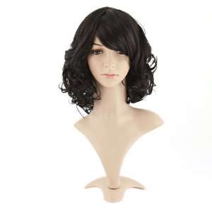  6sense Charm Curly Black Hair Synthetic Wig Beauty