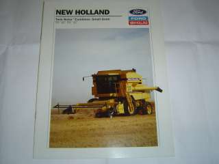   New Holland 87 & 97 Twin Rotor Combines Small Grain brochure  