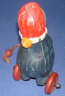 WALTER LANTZ HAND CARVED CHILLY WILLY PENGUIN PULL TOY  