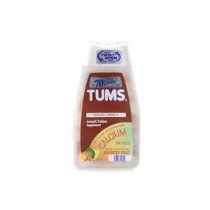  Tums Chewable Antacid Assorted Fruit Flavors 150/bottle 