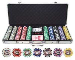 500pc Big Slick 11.5g Poker Chip Set  