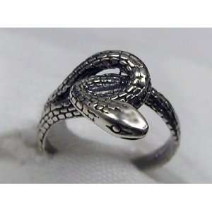  A Wonderful Sterling Silver Snake Ring, Made in America Jewelry