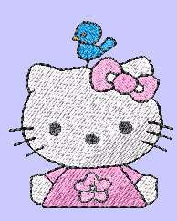 Personalized Embroidered Baby Blanket Hello Kitty 3  
