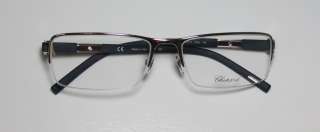 NEW CHOPARD 773 57 17 140 23 KT WHITE GOLD PLATED NAVY EYEGLASSES 