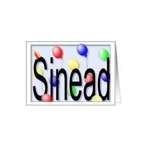  Sineads Birthday Invitation, Party Balloons Card Toys 