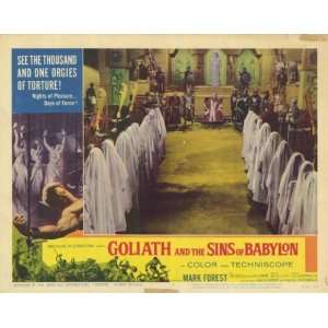  Goliath and the Sins of Babylon   Movie Poster   11 x 17 