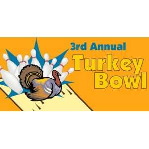  3x6 Vinyl Banner   Chicago Turkey Bowl 